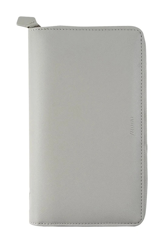 Filofax Personal Compact Zip Saffiano organiser - Granite