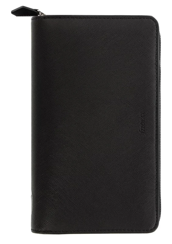 Filofax Personal Compact Zip Saffiano organiser - Black
