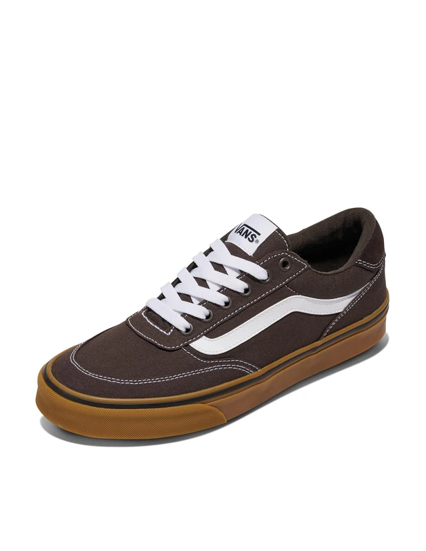 Vans Brooklyn Ls, Sneaker Men's, Canvas Gum Turkish Coffee, 8 UK