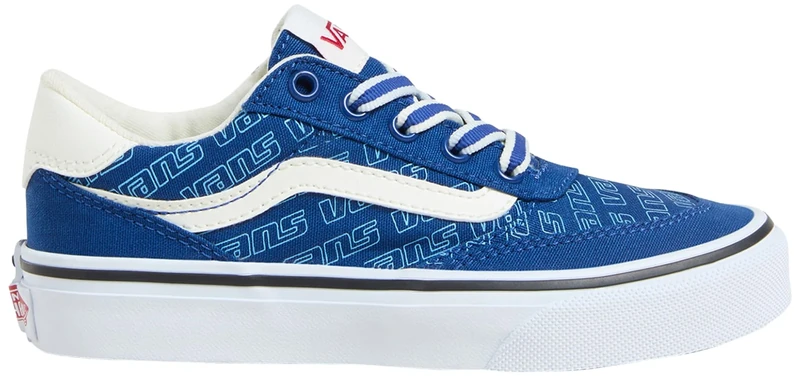 Vans Brooklyn Ls Sneaker, 7WM-Retro Logo True Blue 00, 5 UK Child