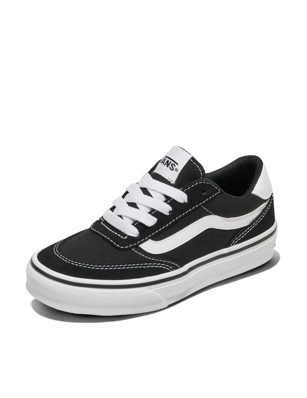 Vans Brooklyn Ls Sneaker, BA2-SUEDE/CANVAS Black/White 00, 5.5 UK Child