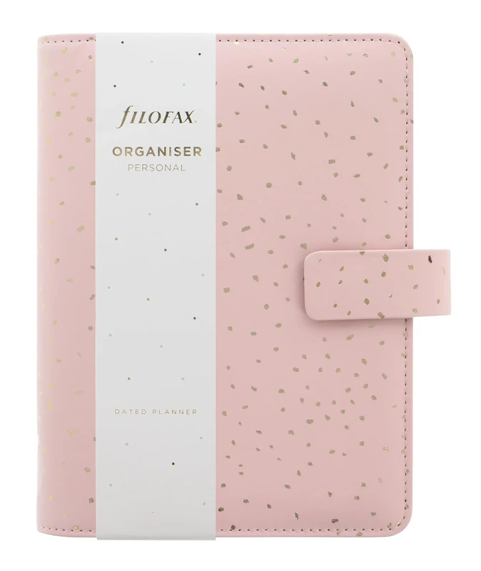 Filofax Personal Confetti organiser - rose quartz