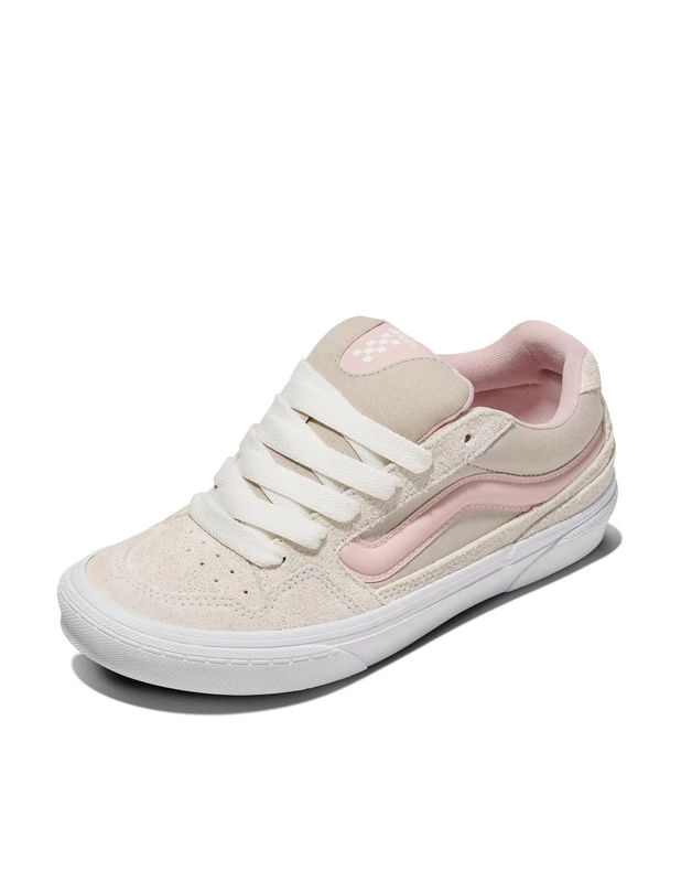 Vans Women's Caldrone Sneaker, Hairy Suede Sepia Rose, 3 UK