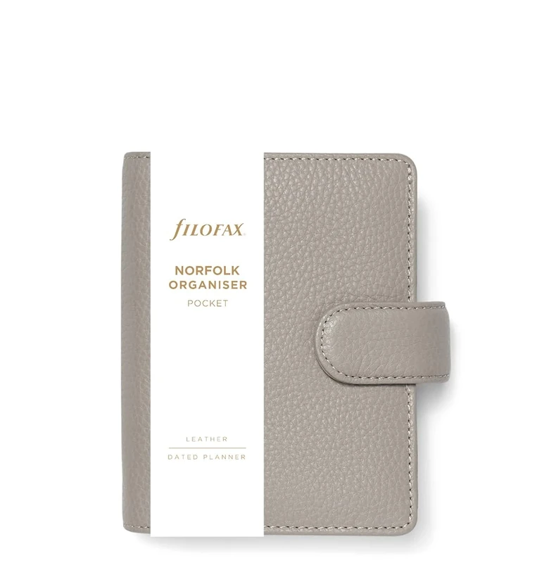 Filofax Pocket Norfolk Organiser - taupe