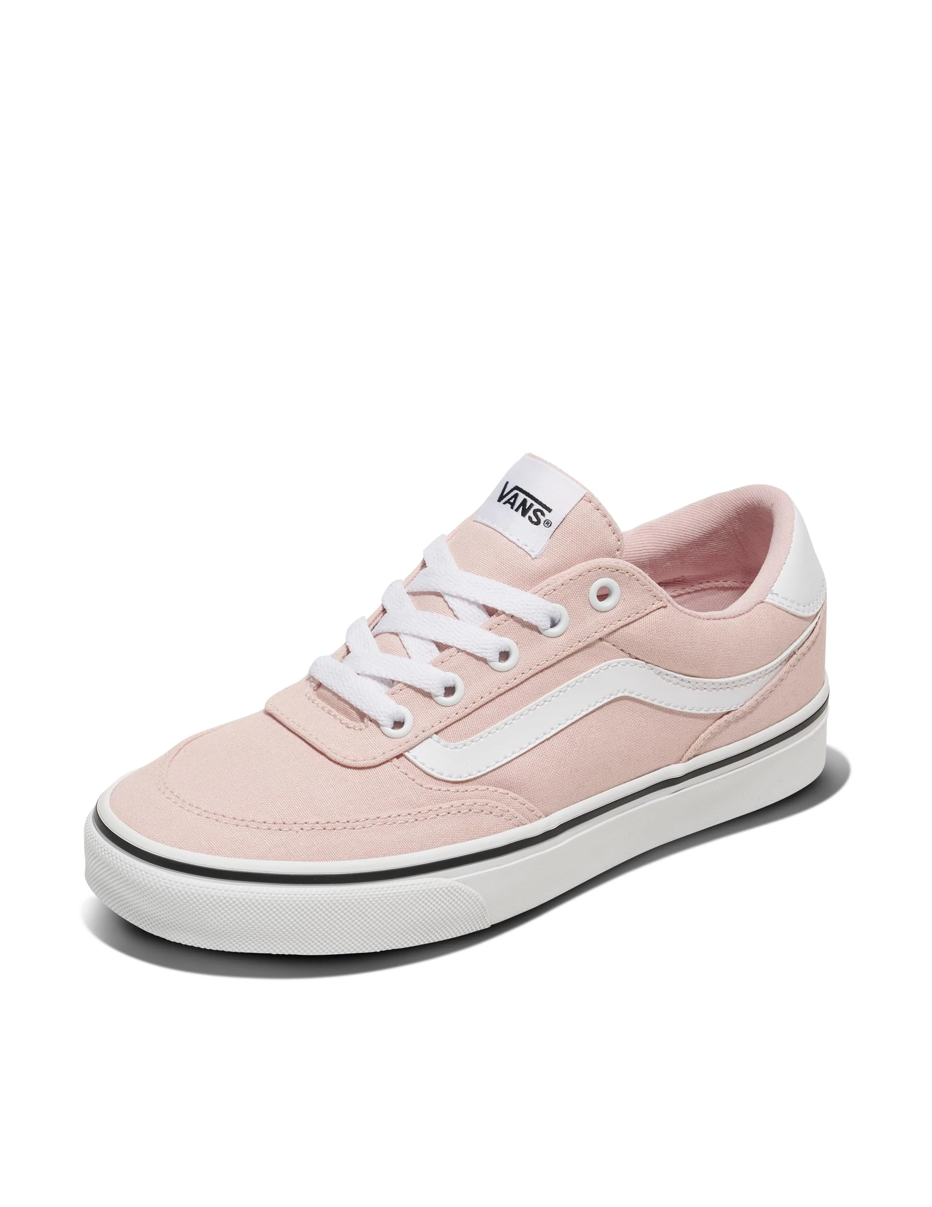 Vans Women's Brooklyn Ls Sneaker, Canvas Sepia Rose, 2.5 UK