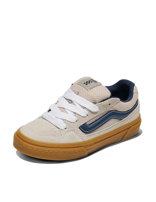 Vans Caldrone Sneaker, Gum Pop Dress Blues, 4 UK Child