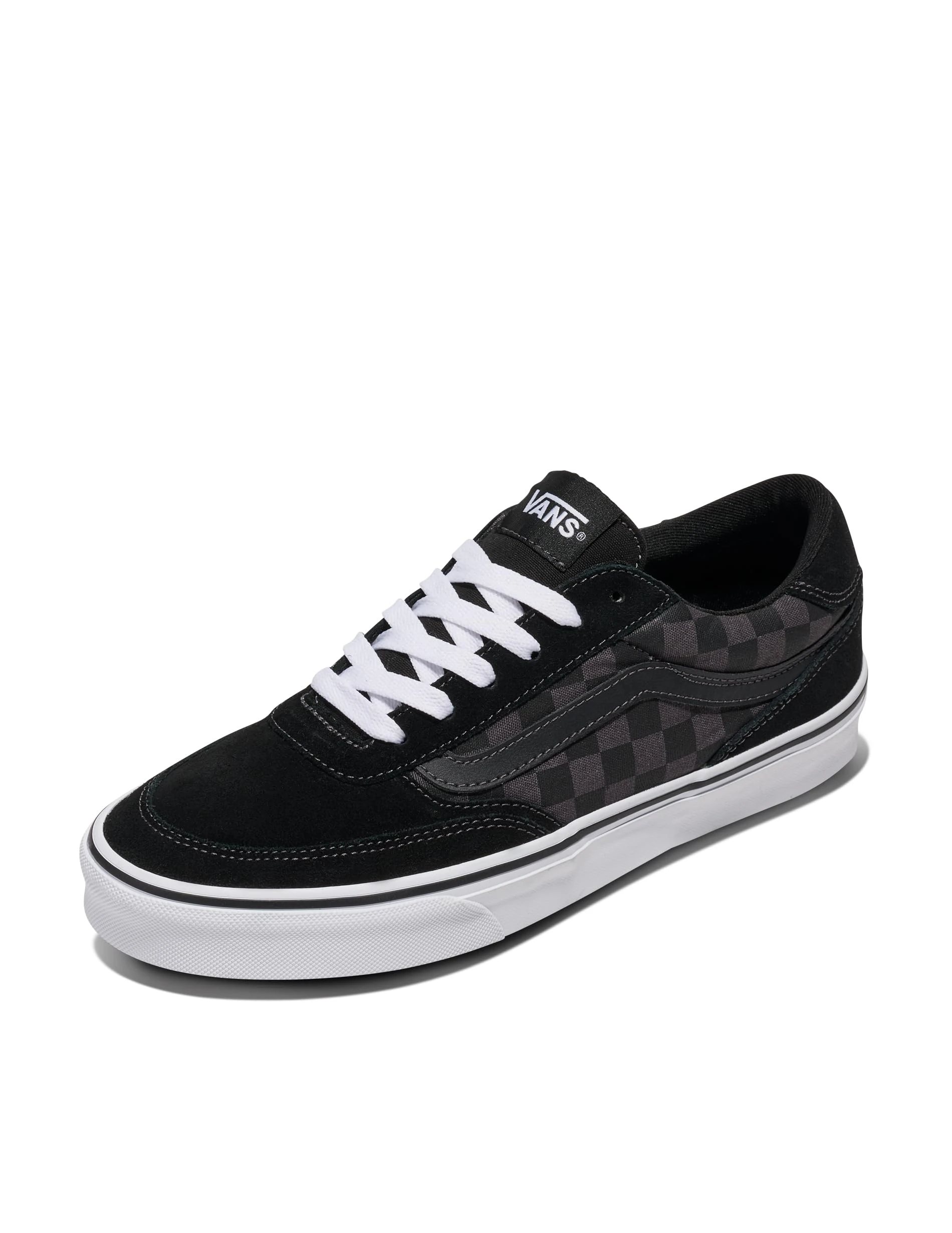 Vans Brooklyn Ls, Sneaker Men's, Checkerboard Black Asphalt, 6 UK