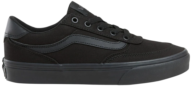 Vans Women's Brooklyn Ls Sneaker, Canvas Black Black, 8.5 UK
