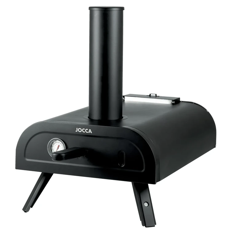 Jocca - Pellet Pizza Oven up to 450º| Portable Pizza Pellet Oven| Versatile Oven for Pizzas, Meat, Fish, Vegetables| Mini Oven| 33 cm