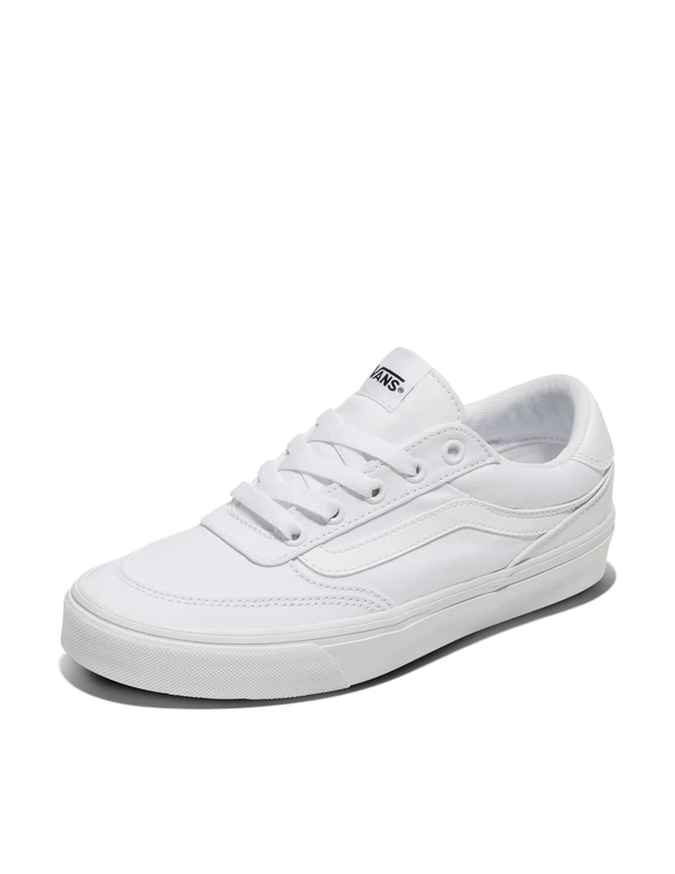 Vans Women's Brooklyn Ls White and White 3 35