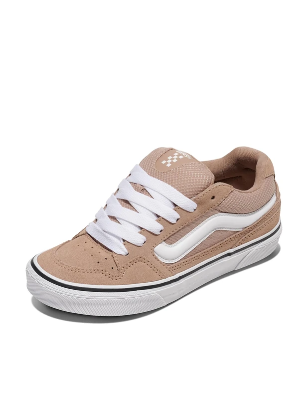 Vans Women's Caldrone Sneaker, Suede/Mesh Deep Taupe, 4.5 UK
