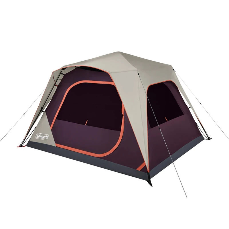 Coleman Skylodge Instant Tent 4/6/8 Person Tent Sets Up in About 1 Minute Weatherproof with Pre-Attached Poles & Carry Bag Made of PFAS-Free Materials