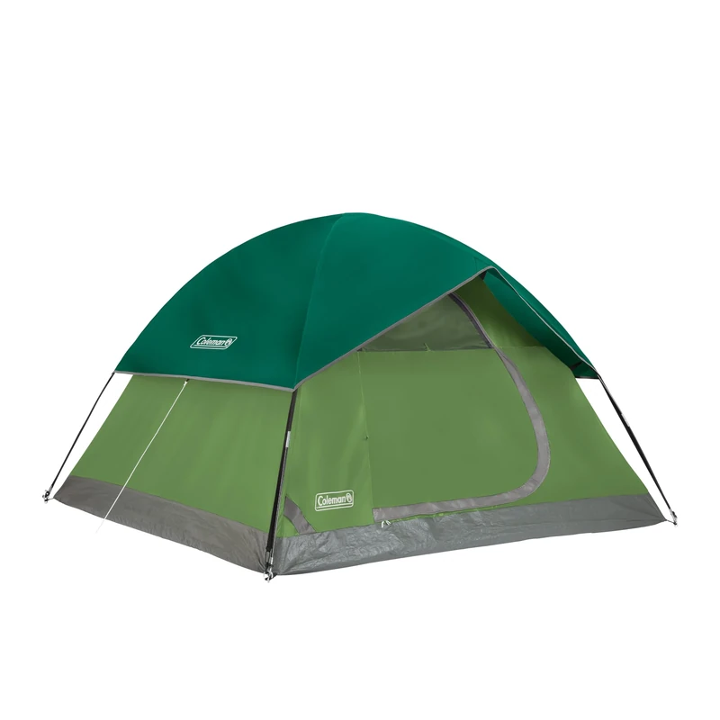 Coleman Sundome 6-Person Tent with Rainfly, Weatherproof Tent Sets Up in 10 Mins