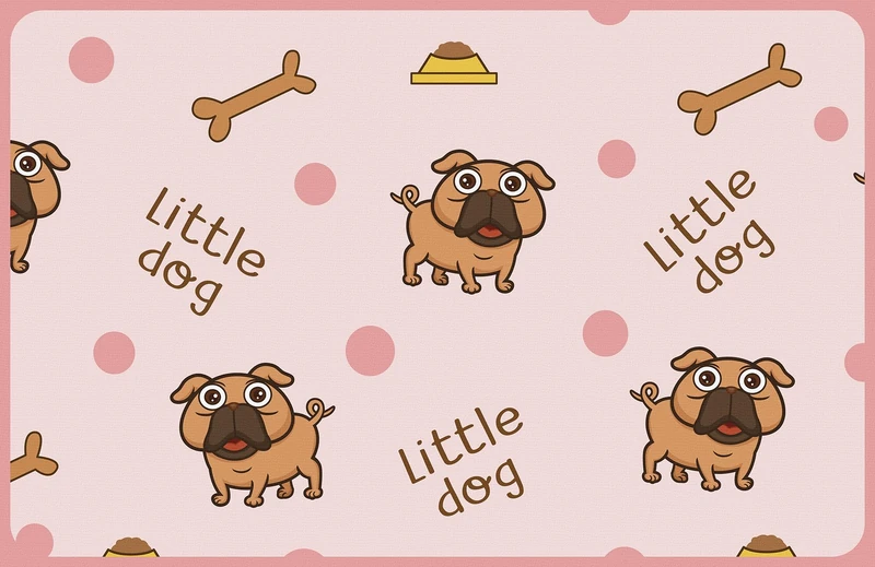 VINILIKO, Little Dog Waterproof Pet Feeder Mat 96 x 150 cm