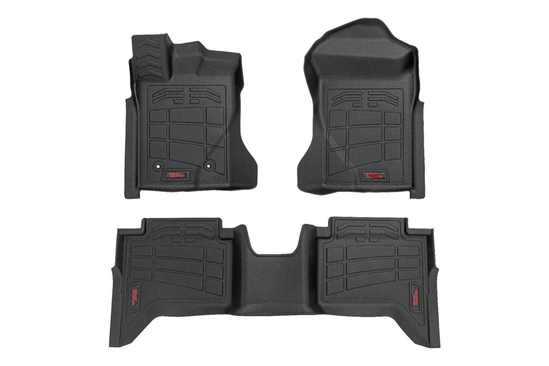 Rough Country Sure-Fit Front Floor Mats for 2024 Ford Ranger - SM51003