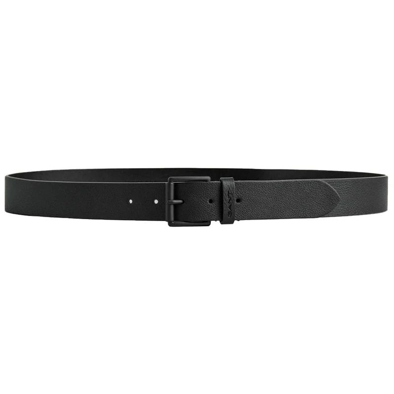 GANT Men's Tonal Buckle Leather Belt - Black, Size 105