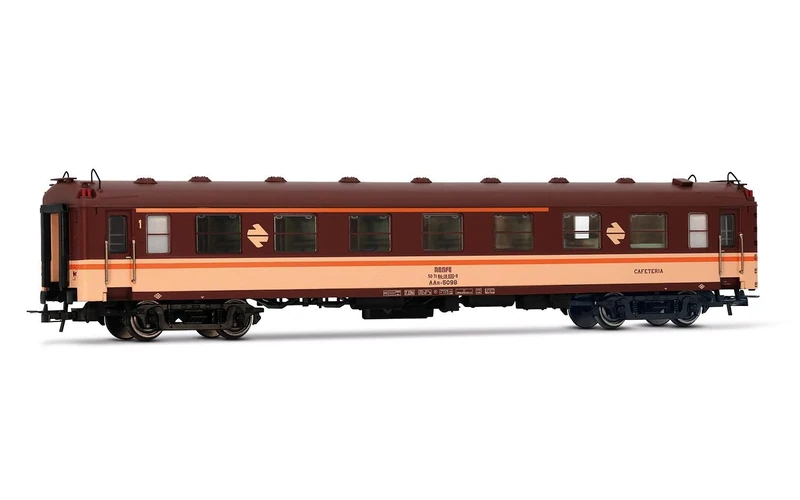 Electrotren HE4024 RENFE 5000 bar coach Estrella livery ep IV Rolling Stock - Coaches
