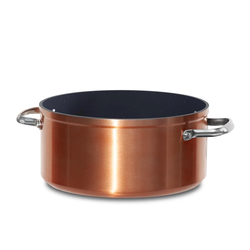 Nuwave Healthy Duralon Blue Ceramic Nonstick 4,7L Stockpot, Diamond Infused Scratch-Resistant, PFAS Free, Dishwasher & Oven Safe, Induction Ready & Evenly Heats, Stay-Cool Handle