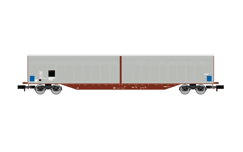 ARNOLD HN6637 F-ERSA 4-Axle Sliding Walls Wagon - N Scale