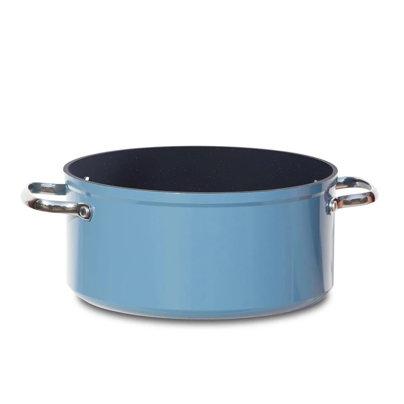 Nuwave Healthy Duralon Blue Ceramic Nonstick 4,7L Stockpot, Diamond Infused Scratch-Resistant, PFAS Free, Dishwasher & Oven Safe, Induction Ready & Evenly Heats, Stay-Cool Handle