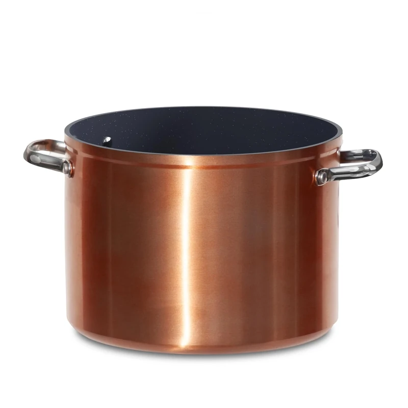 Nuwave Healthy Duralon Blue Ceramic Nonstick 7,6L Stockpot, Diamond Infused Scratch-Resistant, PFAS Free, Dishwasher & Oven Safe, Induction Ready & Evenly Heats, Stay-Cool Handle