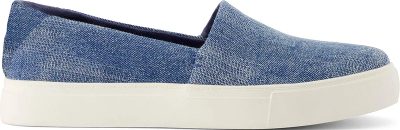 TOMS Casual Lace-Up Sneakers Men's Shoes Textile Leather Eco-Friendly Cushioning