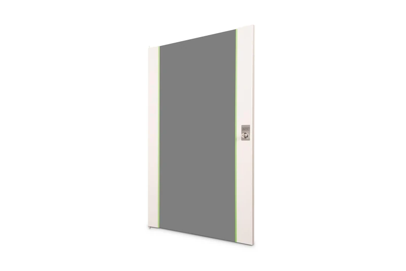 DIGITUS glass replacement door for Unique network cabinet – 20U – suitable for DN-19 20-U, DN-19 20U-6/6, DN-19 20-U-3 – with lock and key – safety glass – grey