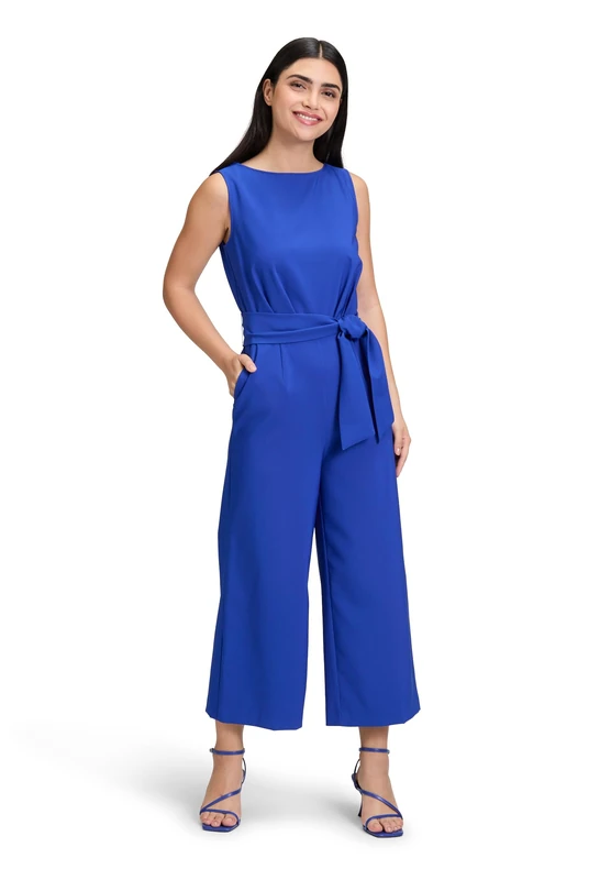 Betty Barclay Women's Jumpsuit with Pockets, blue, 18