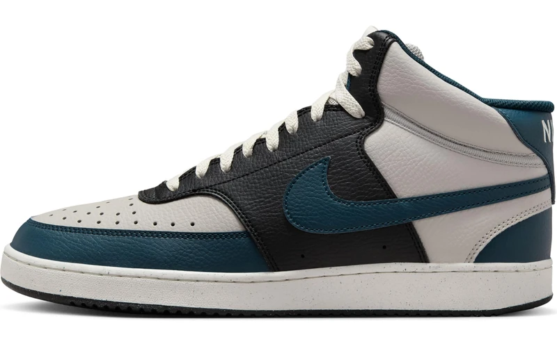 Nike DN3577-004 Court Vision Mid Next Nature Men LT Iron ORE/Armory Navy-Phantom-Black UK 6