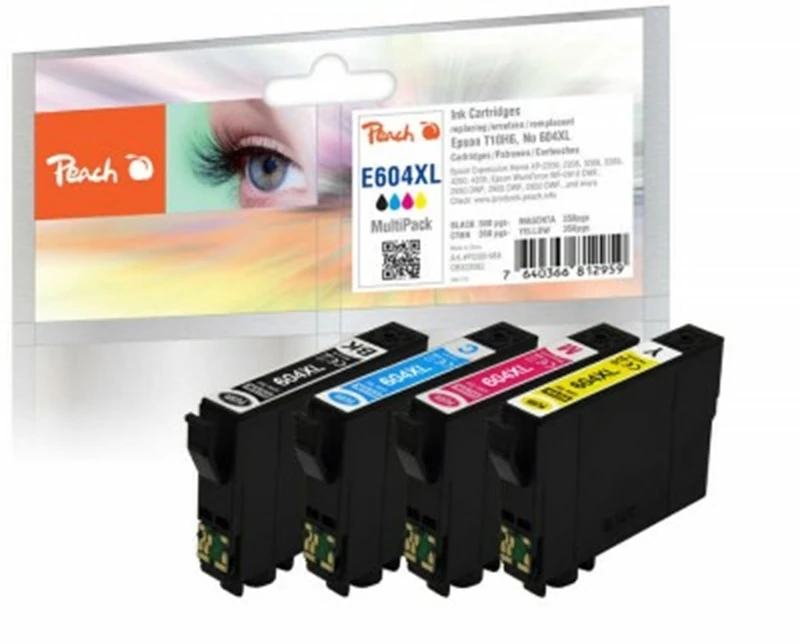 Peach Ink Cartridge Epson T10H6, 604XL Multipack Compatible - Image 1