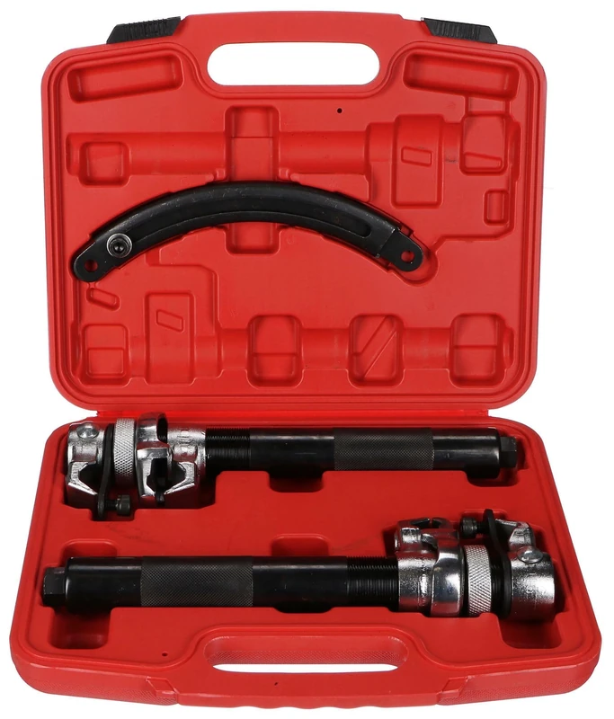 SIXTOL MECHANIC SPRING SET 3 | Heavy-Duty Coil Spring Compressor | 280mm | 2-Piece | McPherson Strut Tool