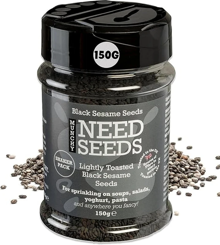 Munchy Seeds Lightly Toasted Black Sesame Seeds 150g