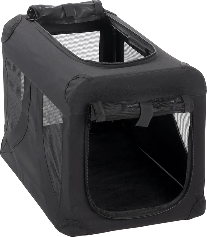 Flamingo TRANSPORT CAGE GEPETTO BLACK 33x50x34CM