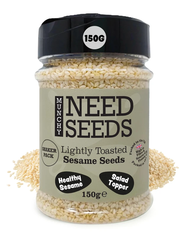 MUNCHY SEEDS Lightly Toasted White Sesame Seeds