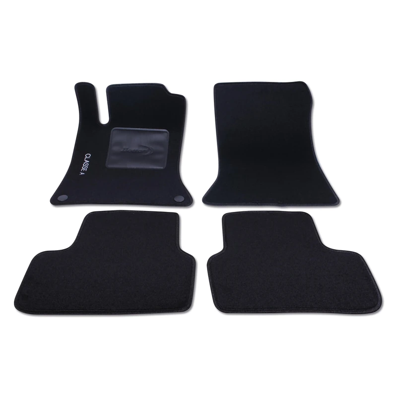 Bottari 39163 Car Mat Set for Mercedes A-Class from 2018 to Present, Made in Carpet, 4 Pieces