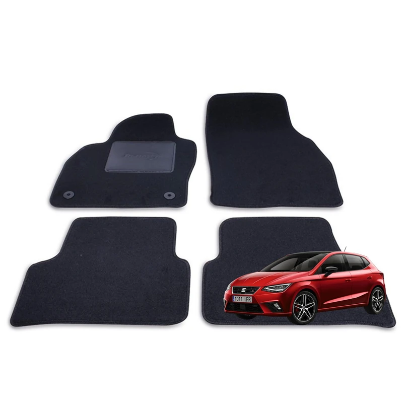 Bottari 39176 Car Mat Set for Seat Ibiza from 2017 to Present, Made in Carpet, 4 Pieces - Image 1