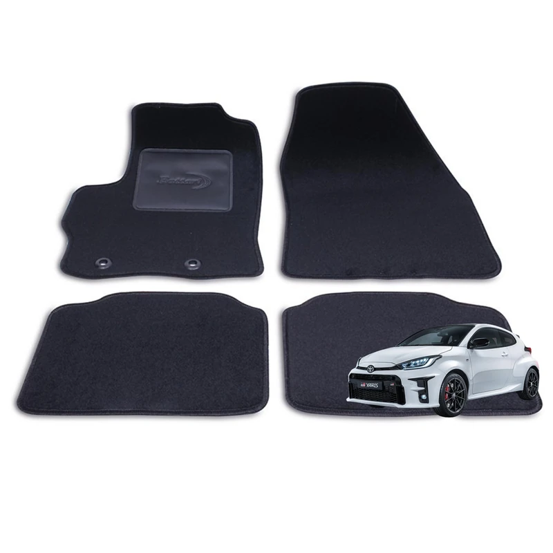 Bottari 39181 Car Mat Set for Toyota Yaris from 2020 to Present, Made in Carpet, 4 Pieces