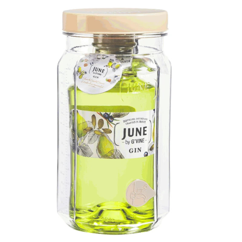 G'Vine June Royal Pear and Cardamom Gin with 2L Cocktail Jar