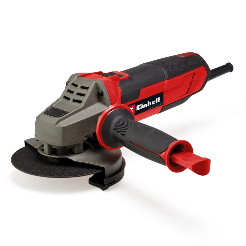 Einhell Angle Grinder TE-AG 125/1010 (1010 W, disc Diameter 125 mm, Cutting Depth 33 mm, Restart Protection, Auxiliary Handle, Without Cutting disc)