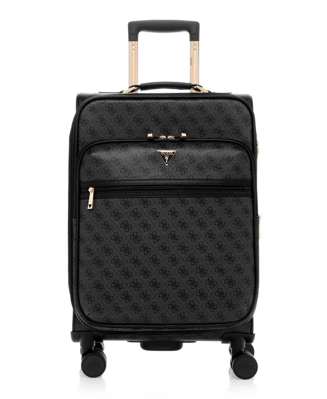 GUESS Norom Bd 20" 8-Wheel Suitcase, Coal Logo, Carry-On 20-Inch, Norom Bd 20" 8-Wheel Suitcase