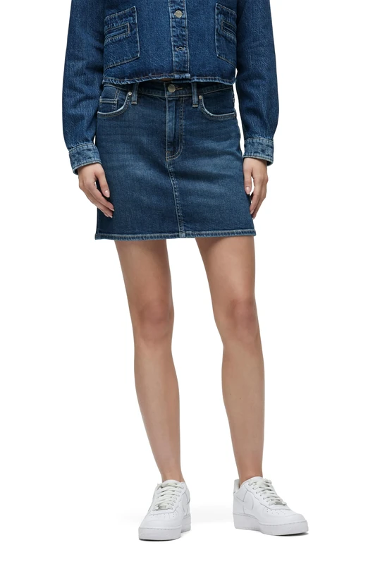 HUDSON Women's Viper Mini Skirt, Riot, 25