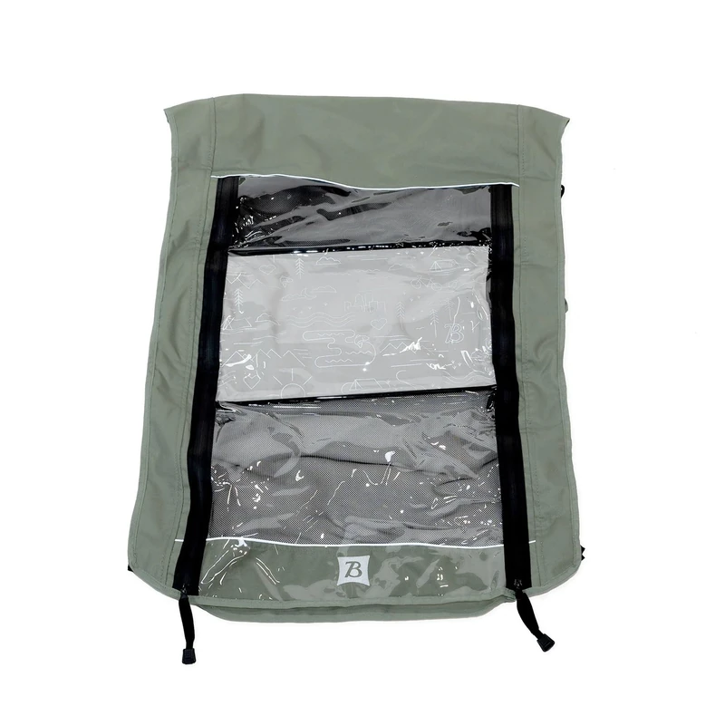Burley Replacement Trailer Cover, Sage Green/Charcoal Grey, D'lite X - Single (2019-Current)