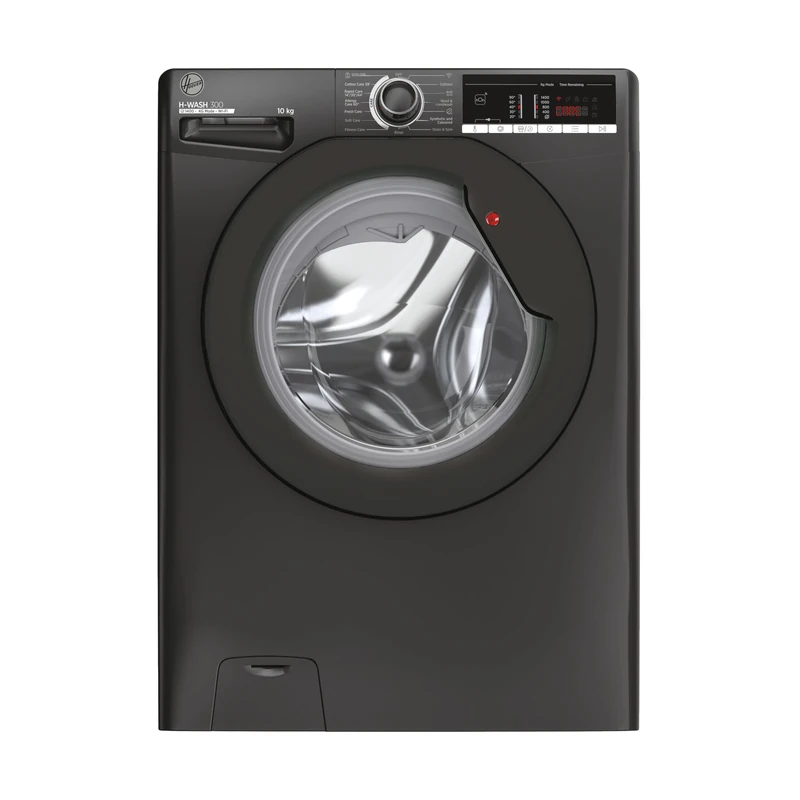 Hoover H-WASH 300 10kg Freestanding Washing Machine, 1400 RPM, B Rated, AC Motor, NFC & IoT App, 15+1 Programmes, Allergy Care Cycle, Black, 60x58x85 cm - H3WO4105TABB4-80