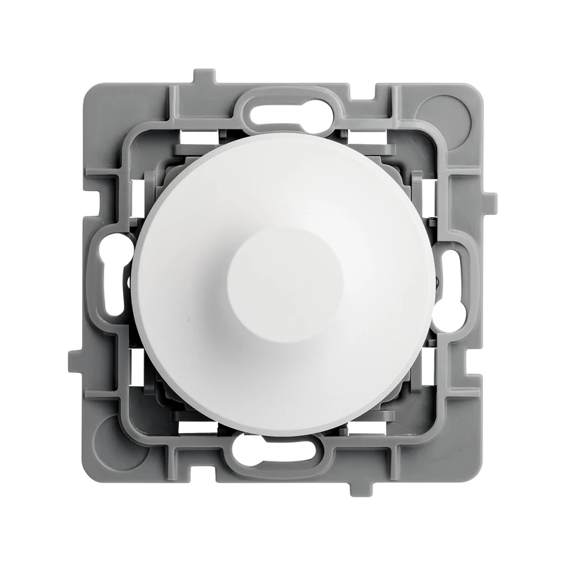 DEBFLEX - Casual Evo - Dimmer mechanism compatible with LED - Dimmer switch 1W to 75W (LED) or 1W to 300W (Halogen) - Plastic - For recessed installation - White - 74 x 74 x 54 mm