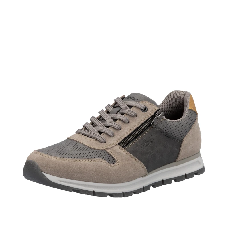 Rieker Men's B0505 Low Trainers, Gray, 7.5 UK