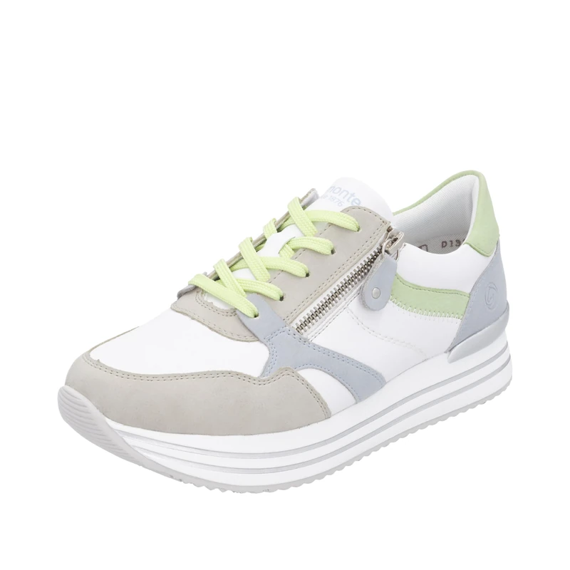 Remonte Women's D1323 Low Trainers, White 84, 6 UK