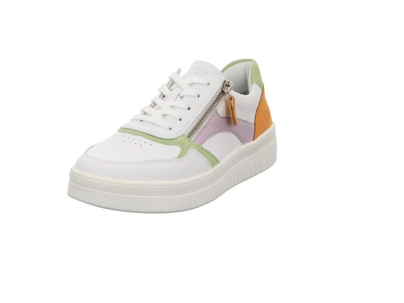 Remonte Women's D0J01 Low Trainers, White 86, 41 EU, White 86, 8.5 UK
