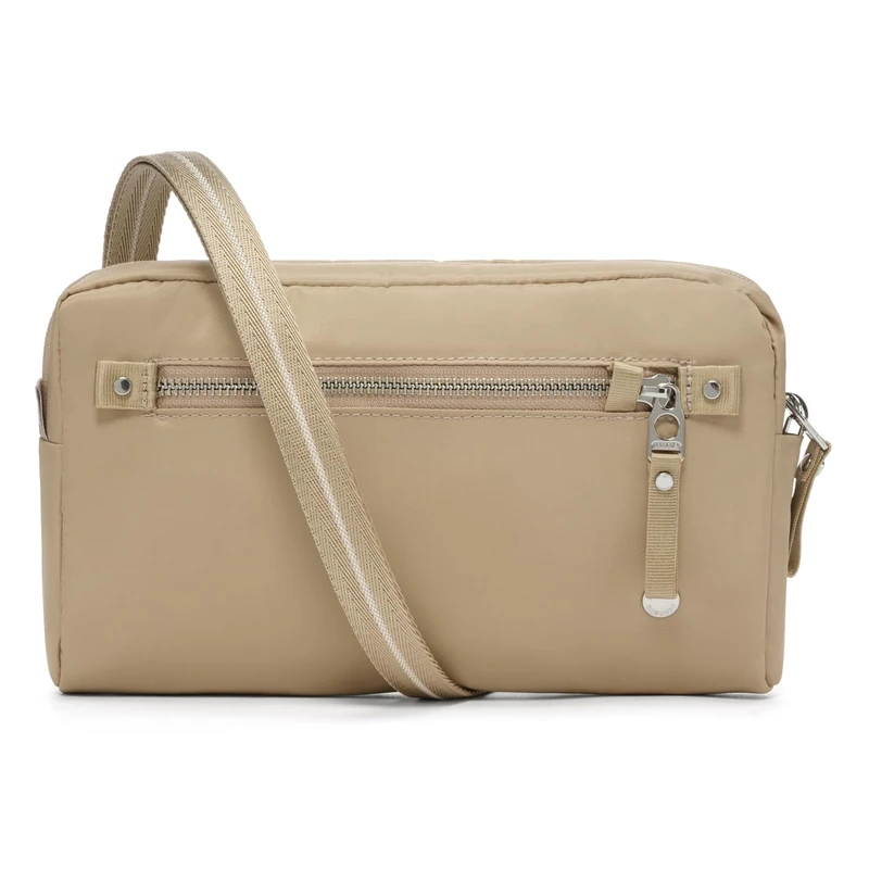 Pacsafe W Anti Theft 3-in-1 Sling, Taupe, One Size