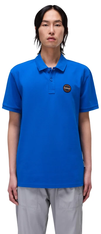 Napapijri Epy Short Sleeve Polo Shirt Blue