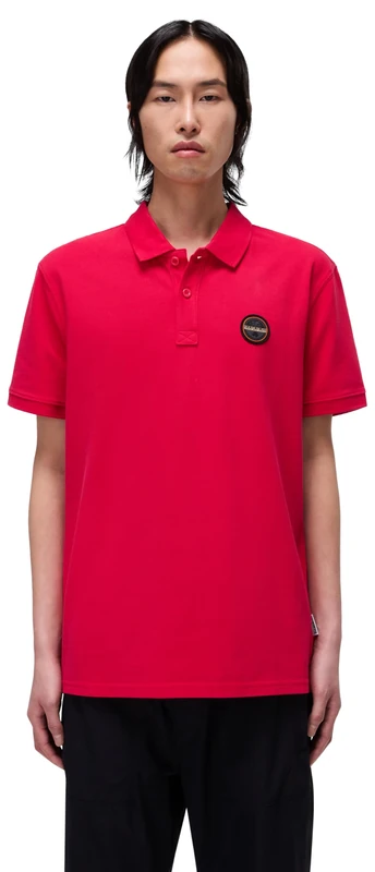 Napapijri Epy Short Sleeve Polo Shirt Red